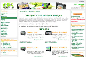 Gps navigace PDA